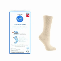 1Pk Iomi Oedema Socks Grey - 9 - 11