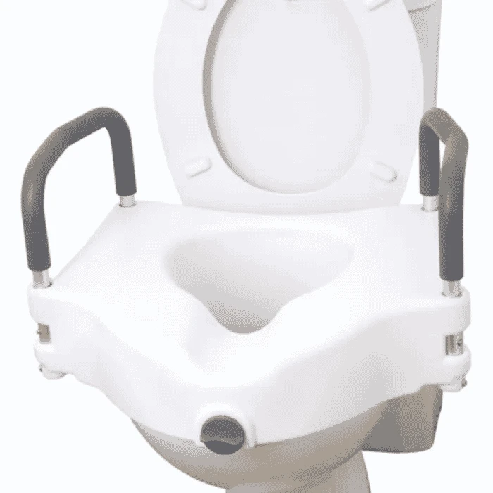 Built-up Toilet Seat With Removable Arms