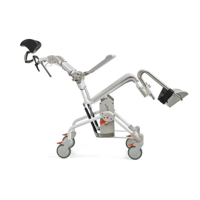 Etac Swift Mobil Tilt-2 Shower Tilting Commode Chair Standard - Includes Pan Holder - Image 2