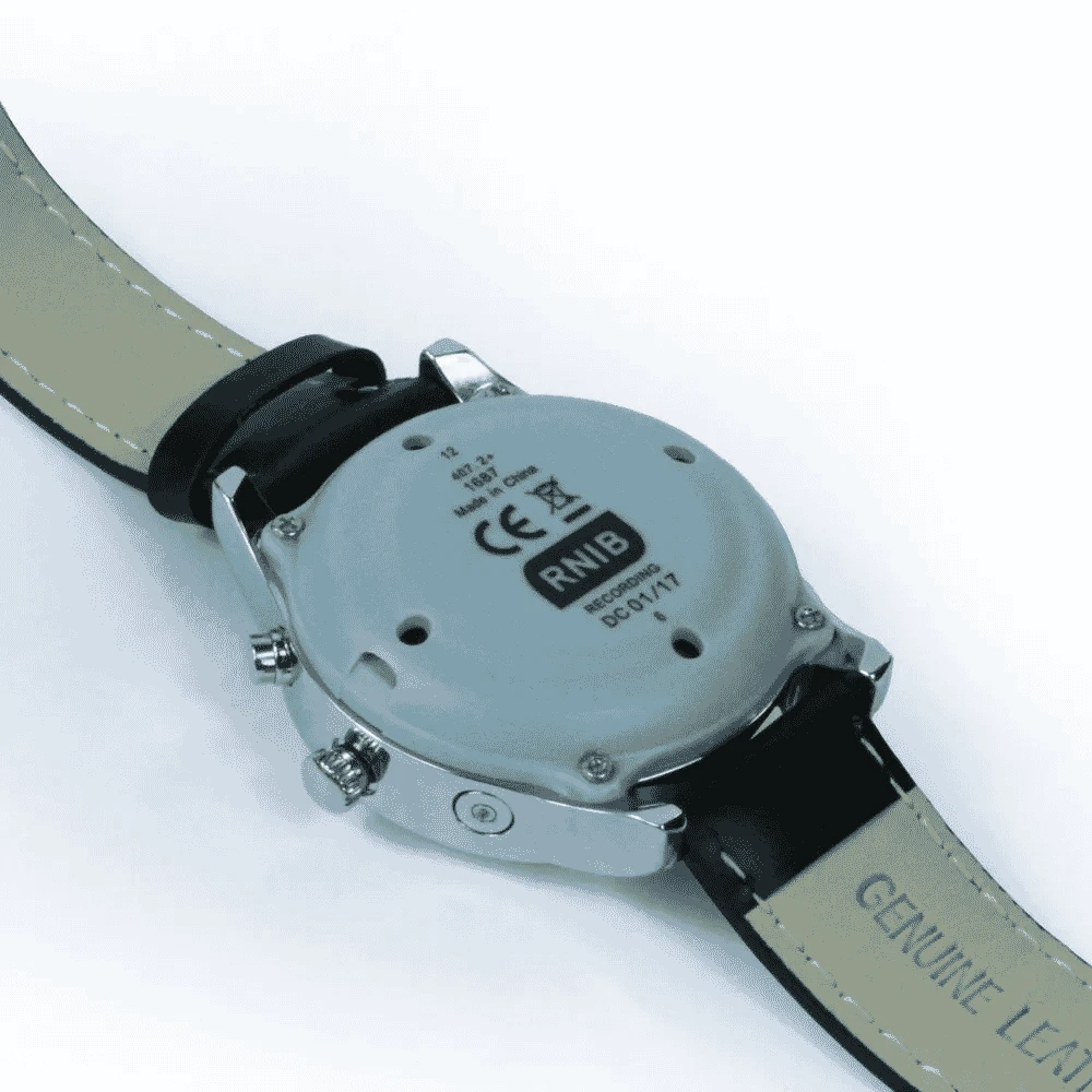 Ladies Atomic Talking Watch With Leather Strap - Image 3
