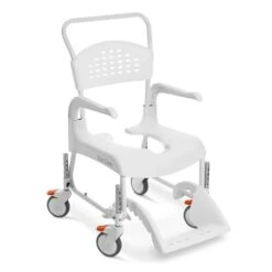Etac Clean Durable Shower Commode Chair White - Standard