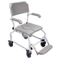 Lightweight Wheeled Shower Commode Chair Standard