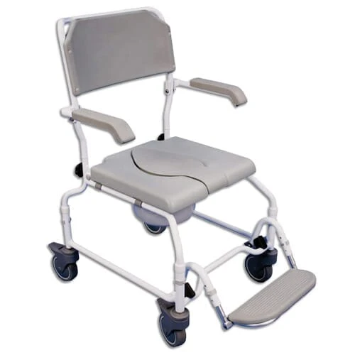 Lightweight Wheeled Shower Commode Chair Standard