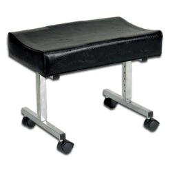 Adjustable Padded Castor Foot Stool
