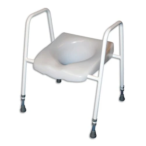 Height Adjustable Raised Toilet Frame