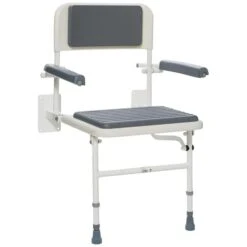 Days Wall Mounted Aluminium Folding Shower Chair