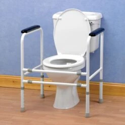Adjustable Toilet Surround Steel