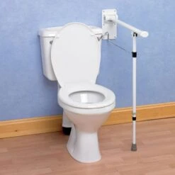 Devon Elite Folding Support Rail With Adjustable Leg Standard