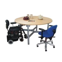 SKM Easywind Four Leg Circular Group Table Standard