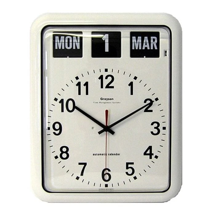 Large Calendar Wall Clock