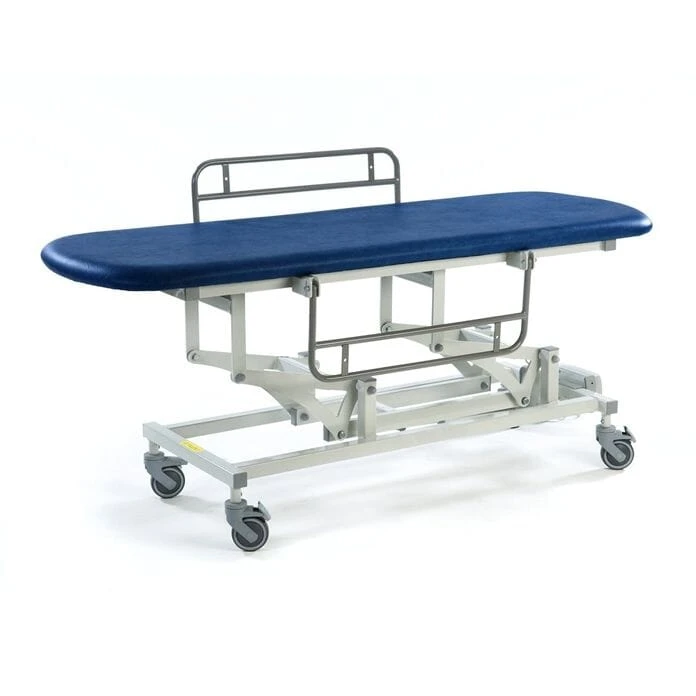 Electric Changing Table With Retractable Wheels Dark Blue Painted - 1520mm