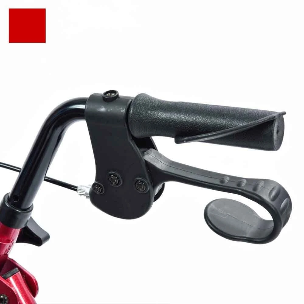 A-Series 4 Wheel Rollator Red - Image 15