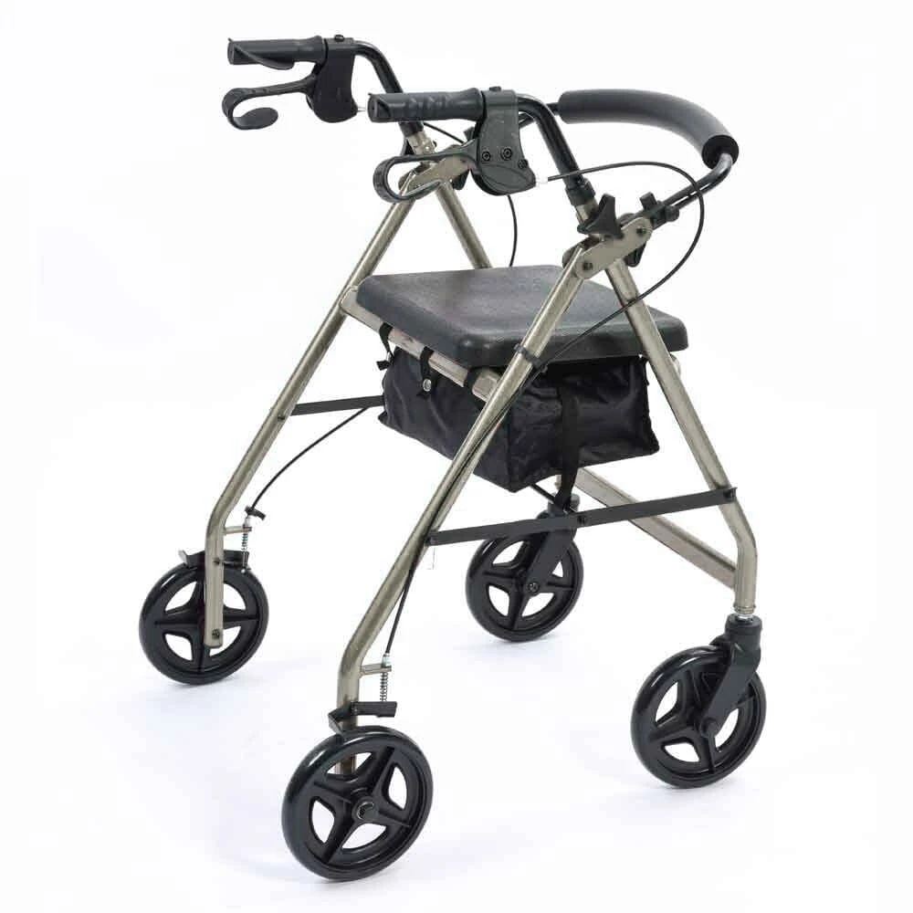 A-Series 4 Wheel Rollator Red - Image 16