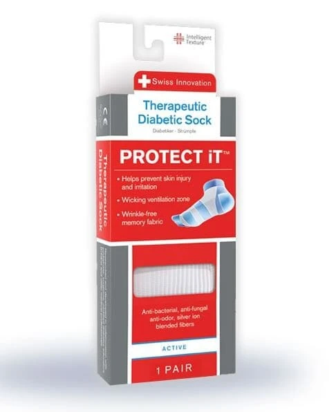 Protect IT Diabetic Socks - Active Ankle PROTECT IT Socks - Active Ankle-3 - 5-Black - Image 3