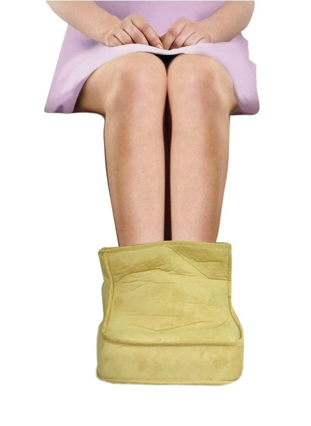 Aidapt Electric Massaging Foot Boot Aidapt Electric Dual Speed Soft Massaging Foot Boot With Heat Beige - Image 3