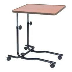 Adjustable Bed & Chair Table With Castors