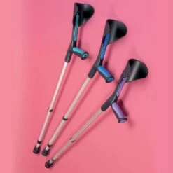 Advance Fashion Elbow Crutches Purple