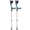 Advance Texture Elbow Crutches Turquoise