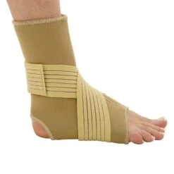 Ankle Brace With Strap Large