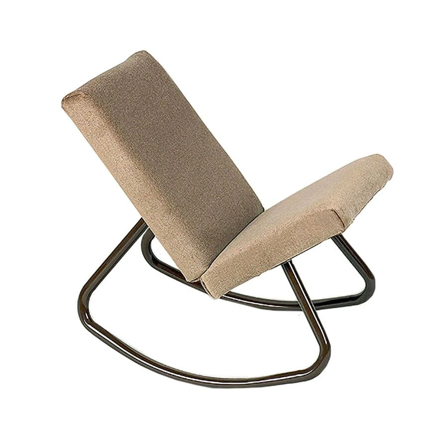 Bexhill Rocker Style Foot Rest Brown PVC - Image 2