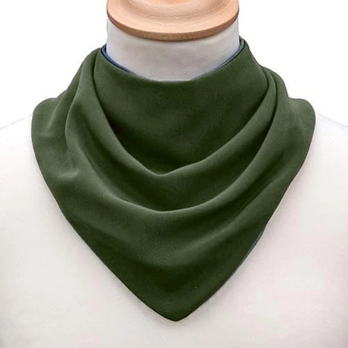 Bibetta Adult Fabric Neckerchief Bib Black - Image 3