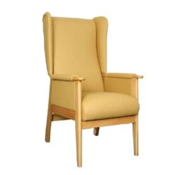 Deluxe Sandringham Chair Champagne Dralon