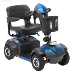 Drive Envoy 4 Wheeled Mobility Scooter With Basket Blue