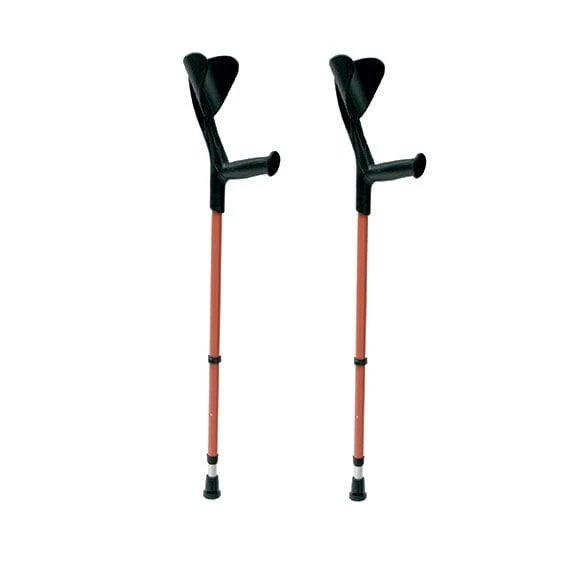 Evolution Fashion Elbow Crutches Pink