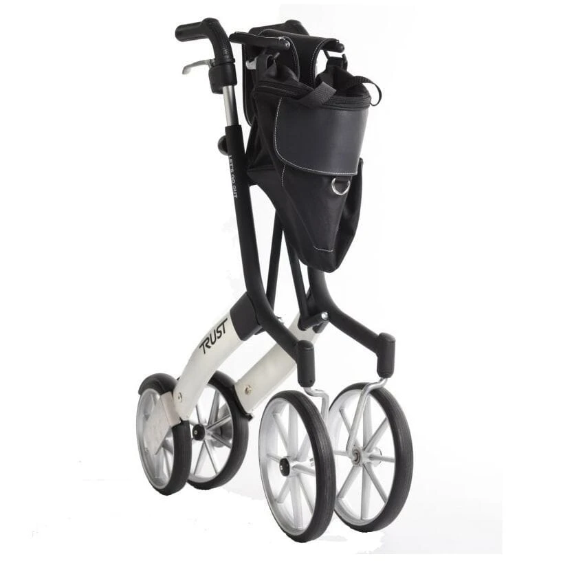 Lets Go Out Rollator Beige And Silver - Image 4