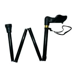 Ergonomic Folding Walking Stick Left Hand 29-33''