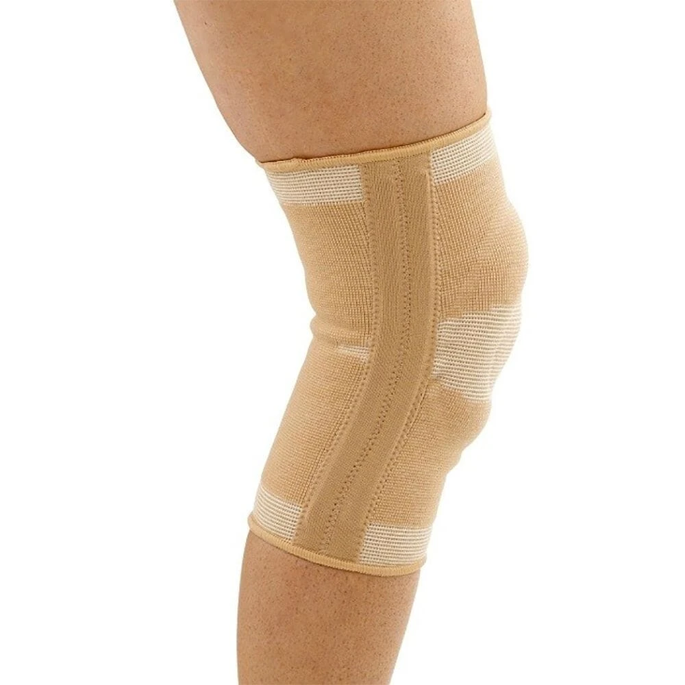 Four Way Elastic Knee Support With Patella Ring Large
