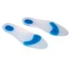 Full Length Soft Heel Silicone Insoles 34 With Metatarsal Pads