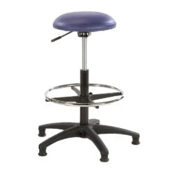 High Operators Stool Dark Blue