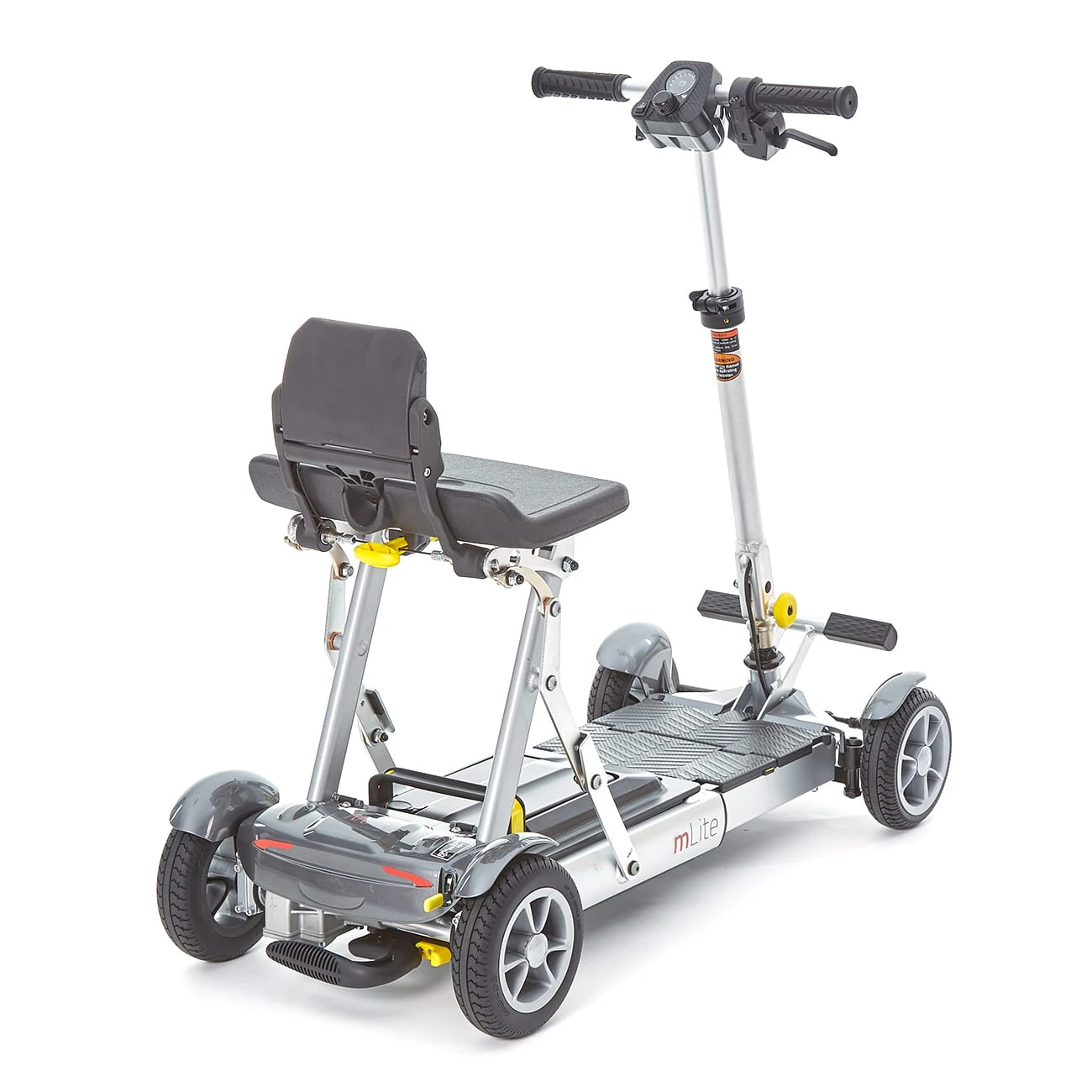 MLite Folding Mobility Scooter - Grey - Image 2