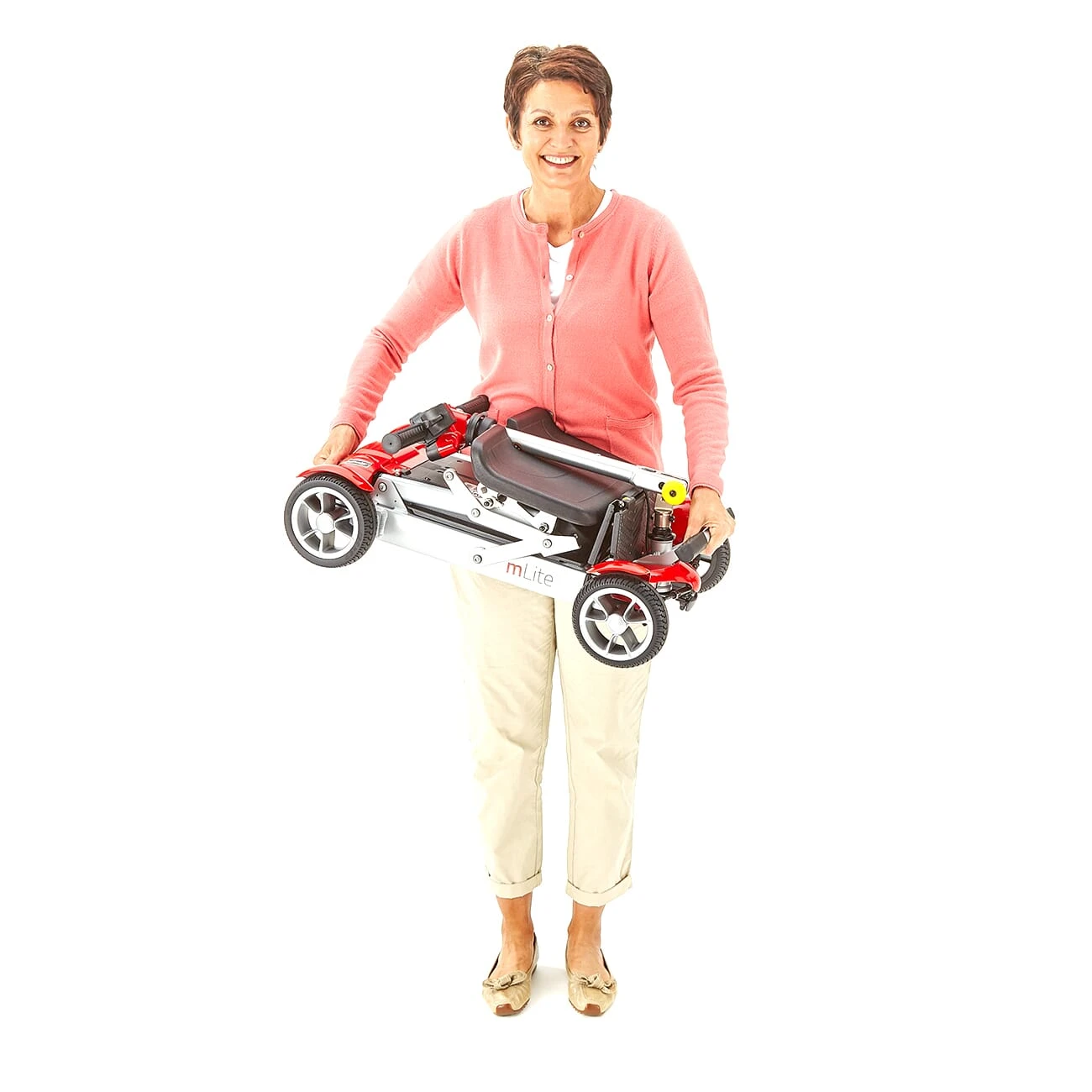 MLite Folding Mobility Scooter - Grey - Image 5