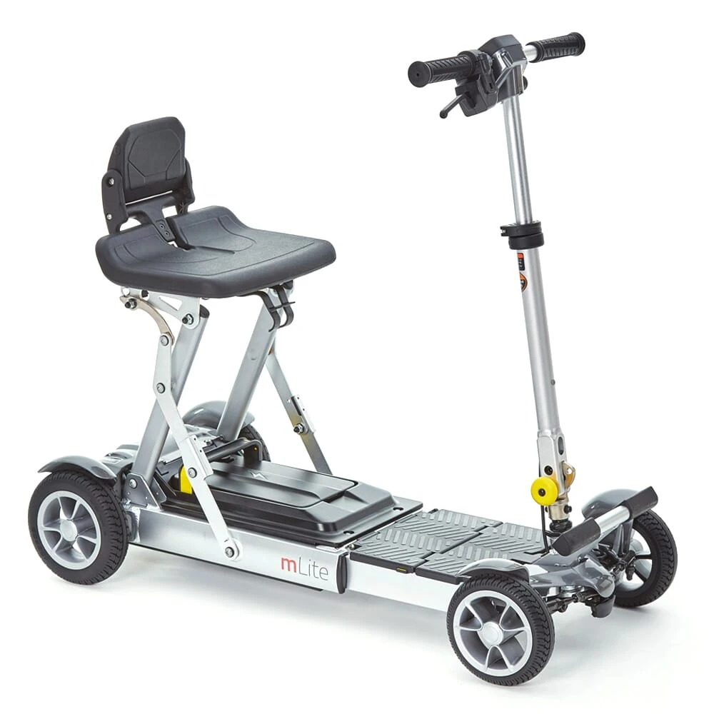MLite Folding Mobility Scooter - Grey