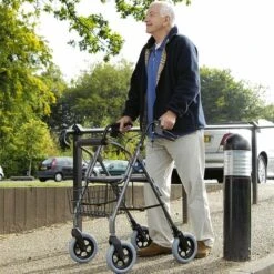 Mobility Care Heavy Duty Rollator - Titanium