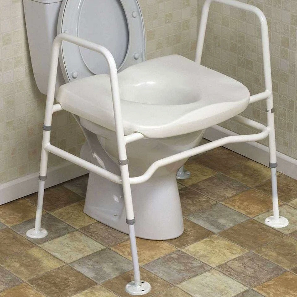 Mowbray Extra Wide Toilet Seat & Frame Free Standing - Image 2