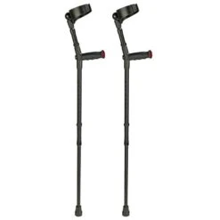 Ossenberg Anti-Rust Crutches Black