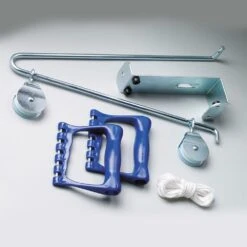 Over-Door Exercise Pulley Over Door Exercise Pulley With Extended Metal Bracket