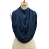 Pashmina Neck Clothing Protector Blue