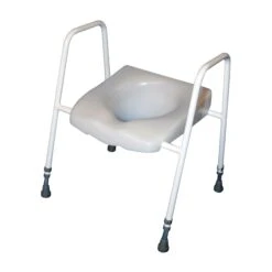President Raised Toilet Seat And Frame Standard: Adjustable Height