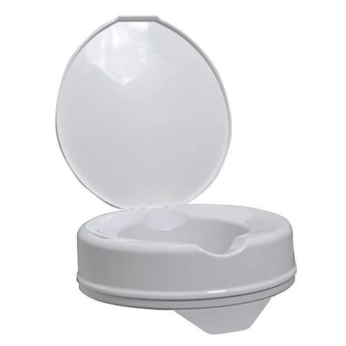 Prima Raised Loo Seat W/ Lid 50mm - Image 2
