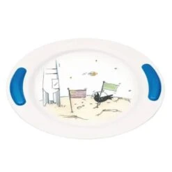 Soft Grip Children's Plate & Bowl - Adventure Soft Grip Children's Plate - Adventure