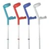 Soft Grip Comfort Handle Crutches Red