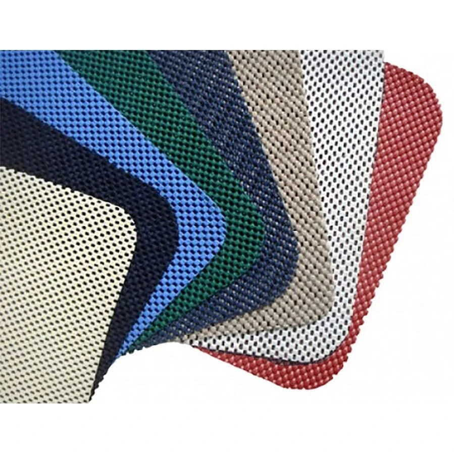 StayPut Non-Slip Fabric Tablemat And Coaster Set Of Six Pearl White