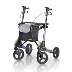 Troja 2G Four Wheeled Rollator Small Silver